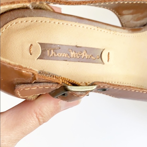 Thom McCan Brown peep toe Heels - Picture 7 of 9